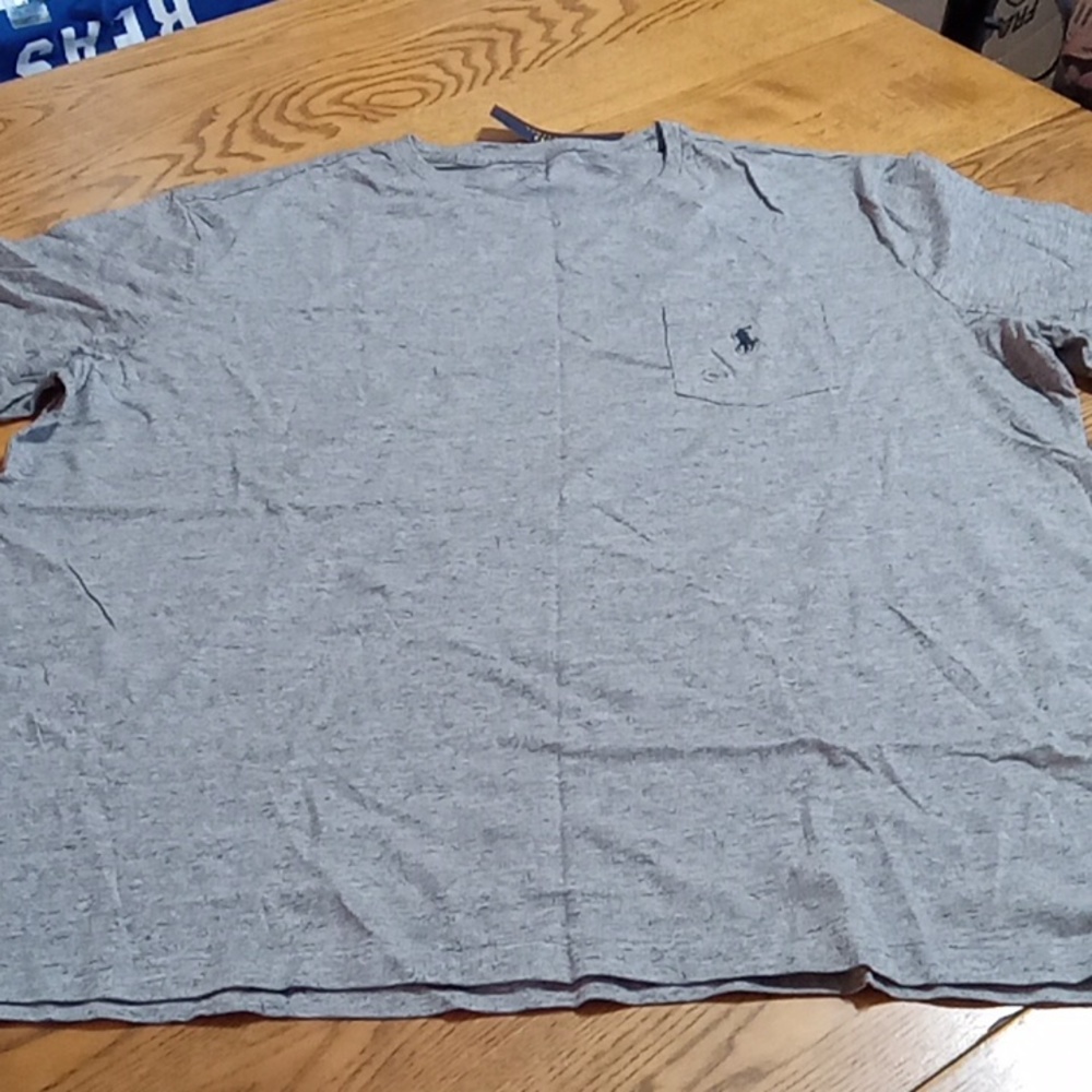 Ralph Lauren POLO Mens Short Sleeve Tee Shirt XXL 2XL New  GRAY GREY Cotton